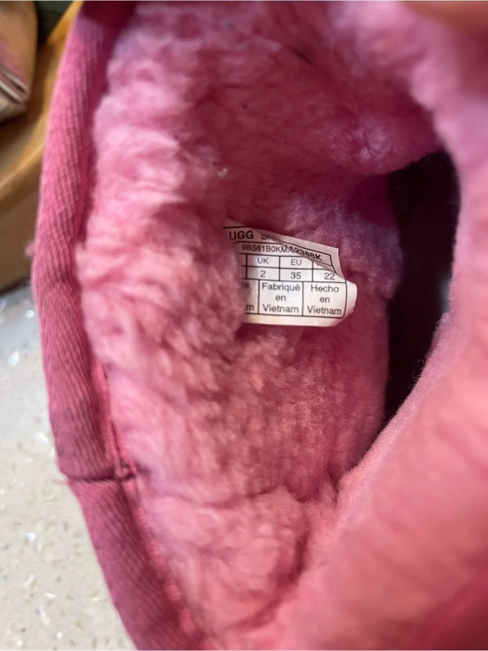 UGG Pink Sparkle Leopard Classic Short Boots